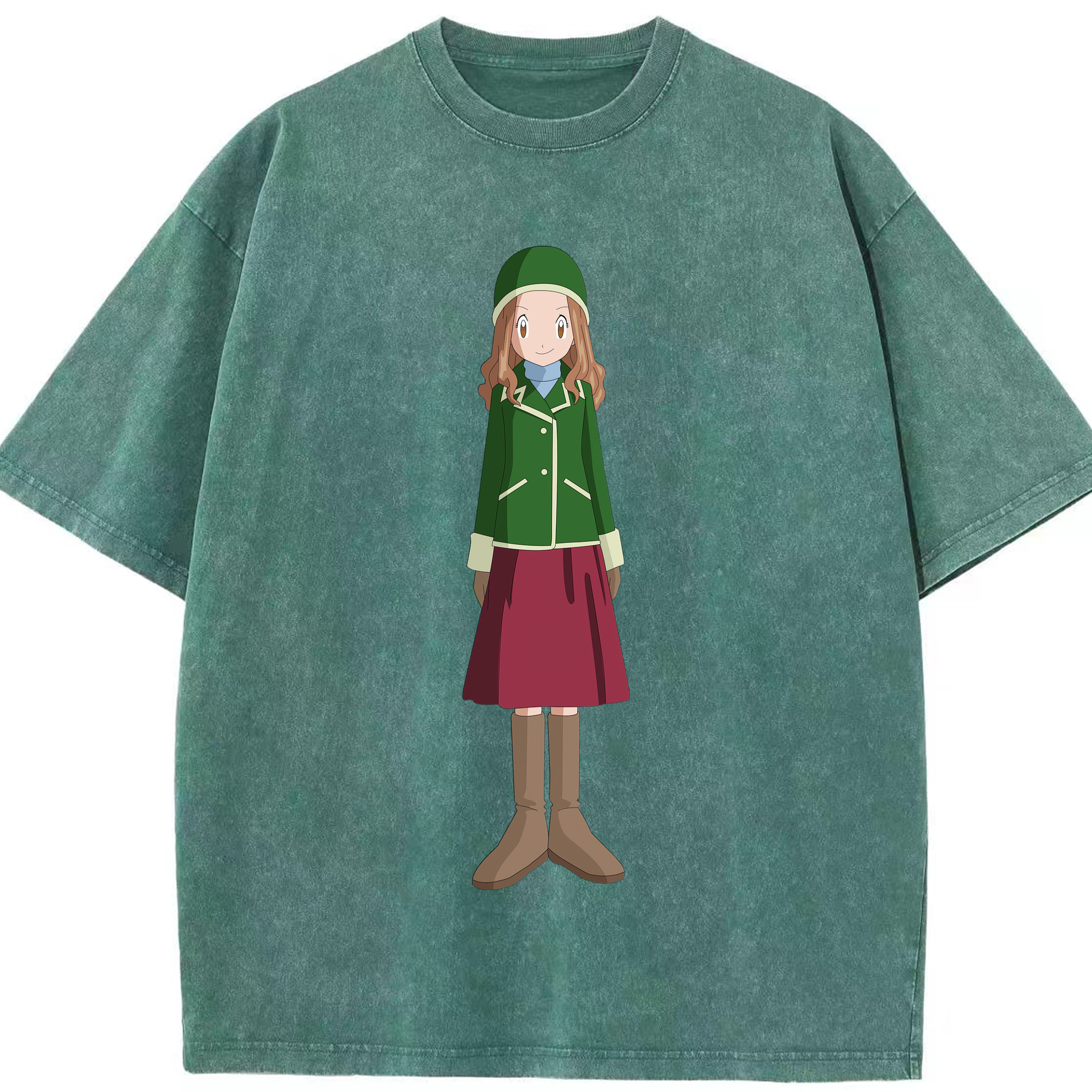 （画像用） Digimon デジタルモンスター/デジモン 綿100% ヴィンテージ風 半袖Tシャツ（フロントプリント）